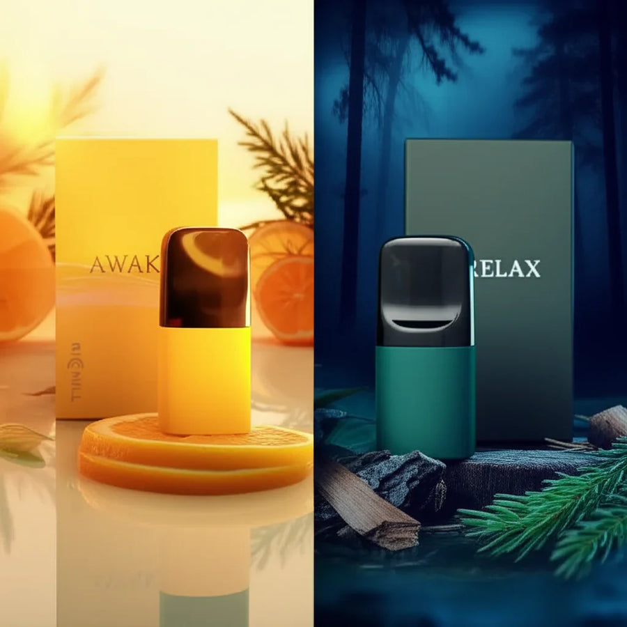 RICHILL ZERO Awake 朝 × RELAX 夜 スプリットビジュアル