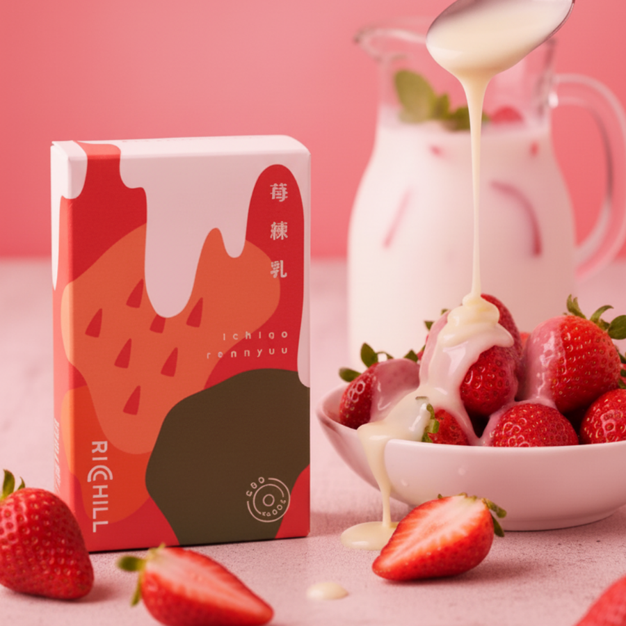 【苺練乳】RICHILL CBN10％ Pod