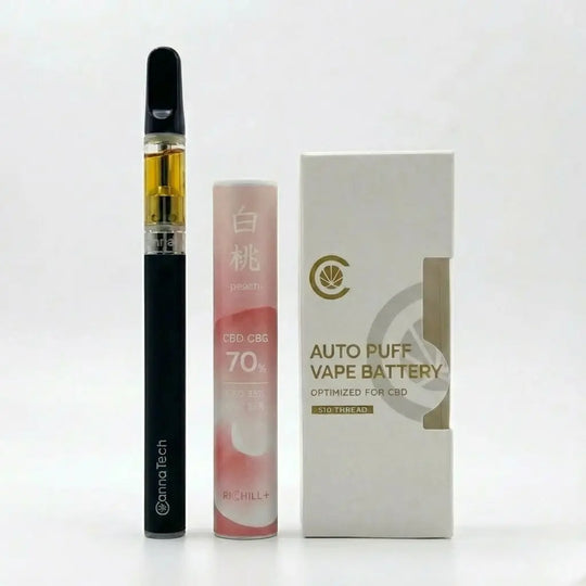 【白桃-Peach-】RICHILL+ 高濃度70% CBD CBG