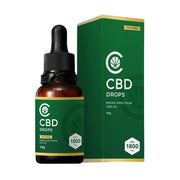 ブロードスペクトラムCBD オイル 18% CBD 1800mg 10g