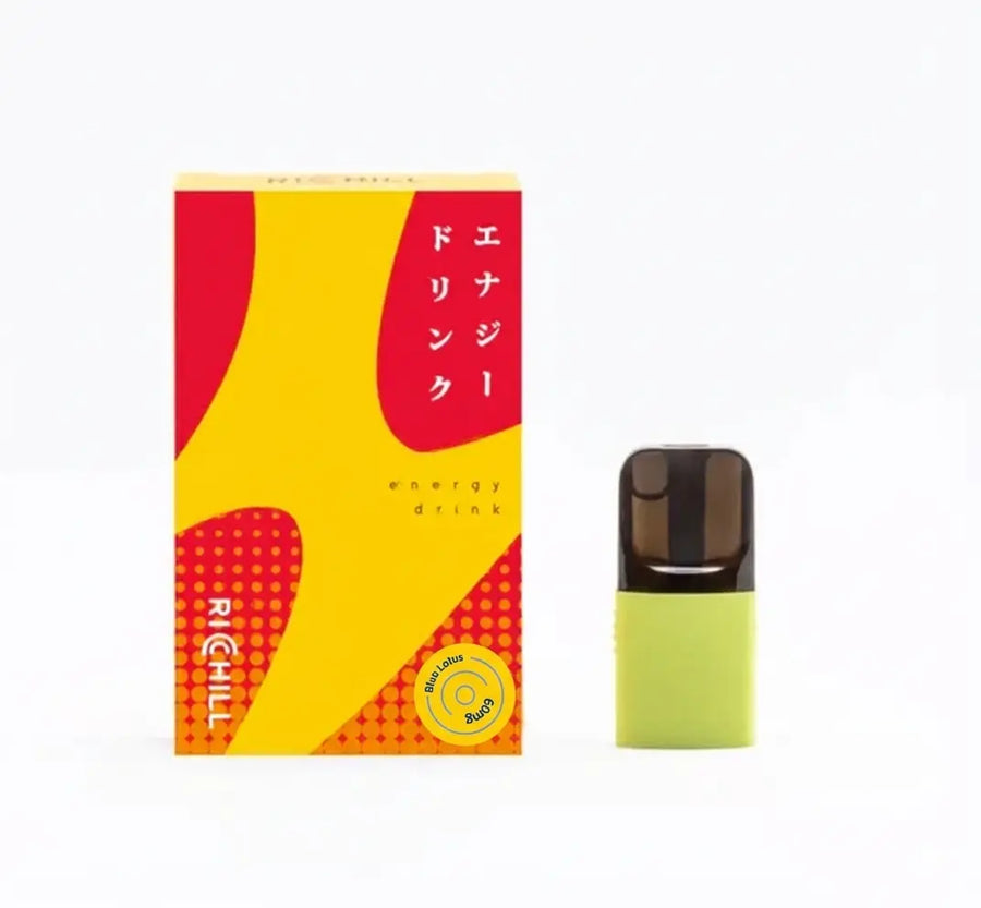 【エナジードリンク】RICHILL Pod ブルーロータス3%