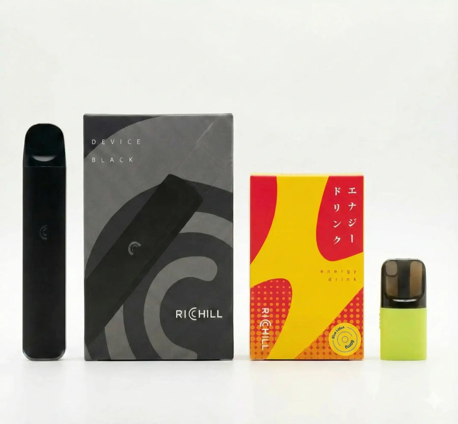 【エナジードリンク】RICHILL Pod ブルーロータス3%