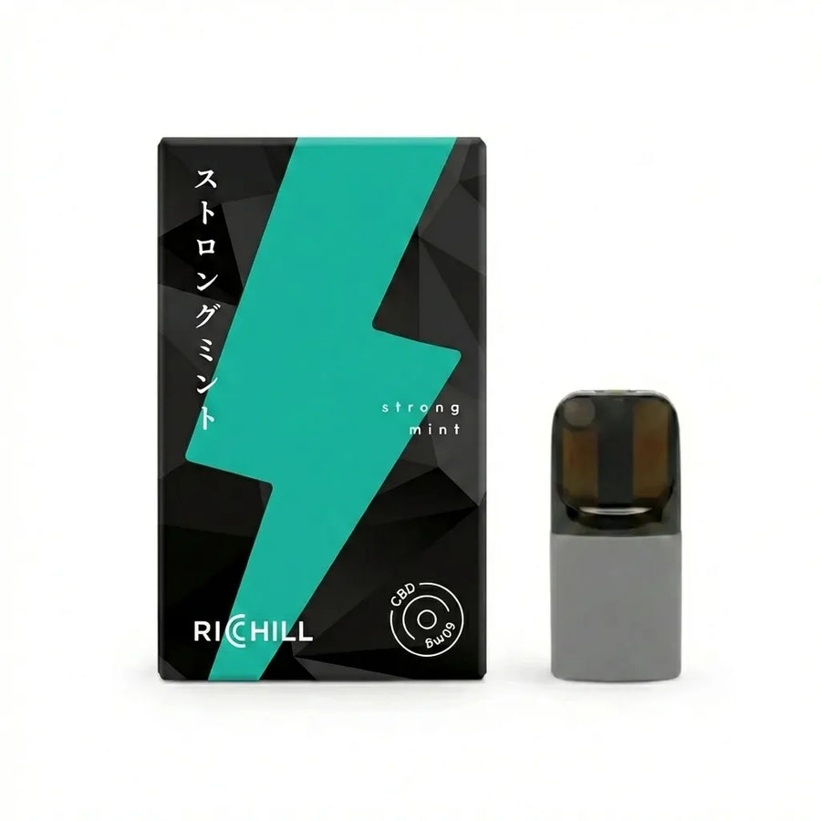 RICHILL Light CBD 3% ストロングミントフレーバー CBDポッド パッケージ