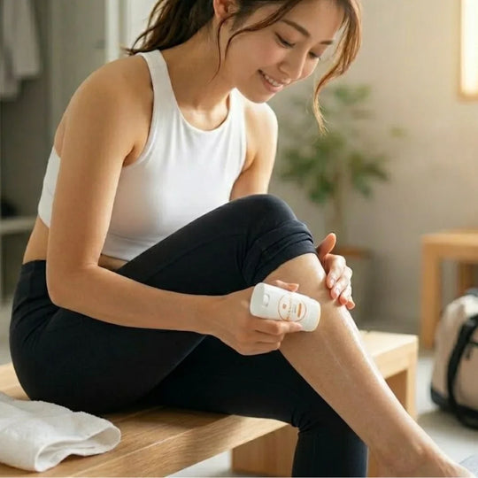 CBD CBG バームスティック 使用イメージ