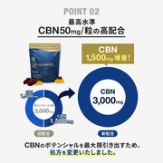 CBN グミ ( CBN 50mg /粒 ) 60粒 CBN 3,000mg or 10粒 CBN 500mg